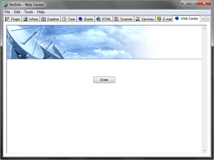 Web Center Screenshot